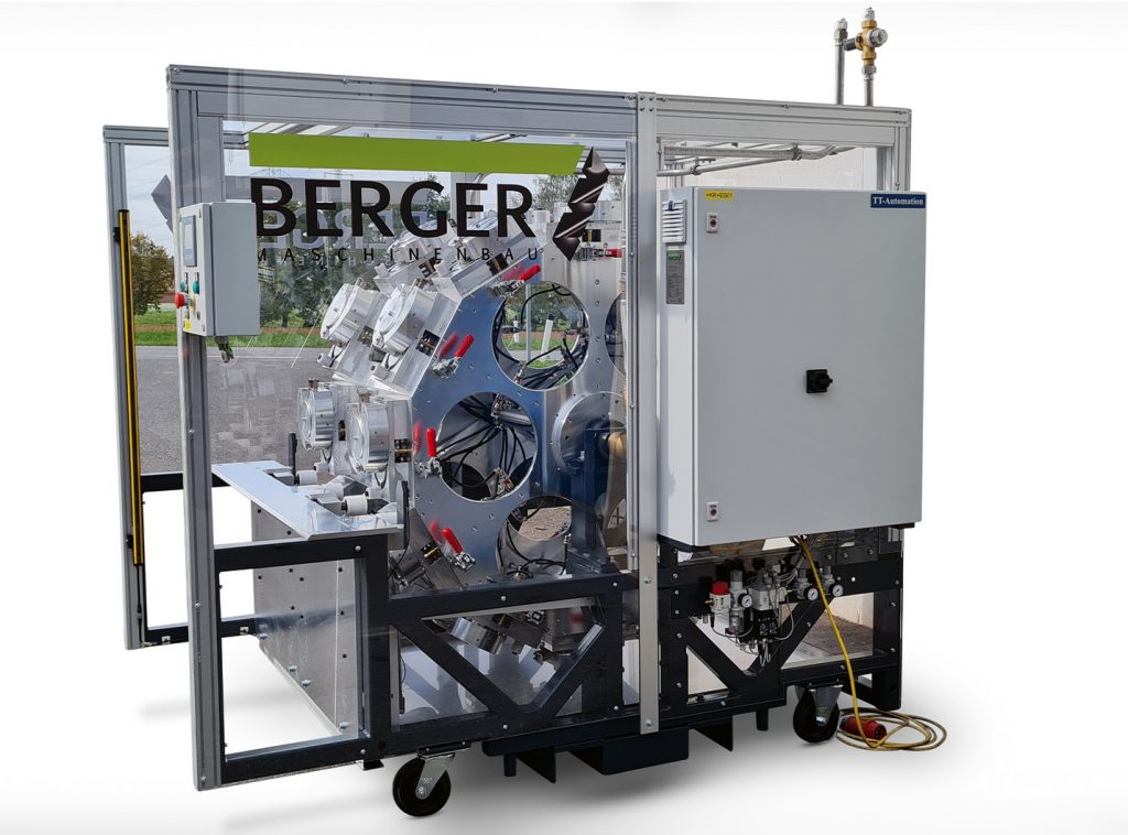 Cooling system for plastic parts