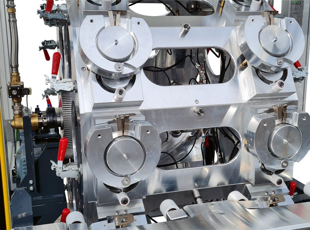 Cooling system for plastic parts